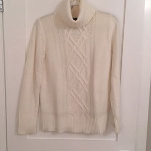 J. Crew Turtleneck Sweater Cable-knit